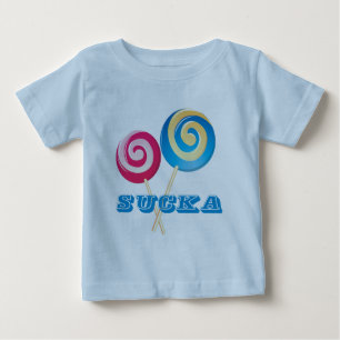 棒つきキャンデースッカ ベビーTシャツ