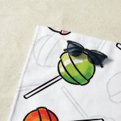 棒つきキャンデーパターン ビーチタオル (インサイチュ)