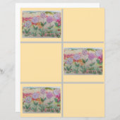 棒つきキャンデーフラワーズスクラップブック紙 (正面/裏面)