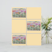 棒つきキャンデーフラワーズスクラップブック紙 (スタンド正面)