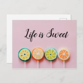 棒つきキャンデーポストカード ポストカード (正面/裏面)