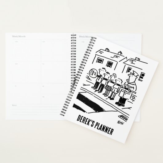 棒つきキャンデーマンが棒つきキャンデーを抑制バリアとして使用 プランナー手帳 (ディスプレー)