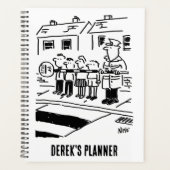 棒つきキャンデーマンが棒つきキャンデーを抑制バリアとして使用 プランナー手帳 (正面)