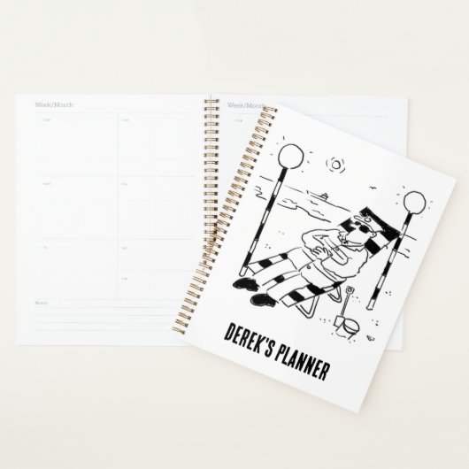 棒つきキャンデーマンは日光浴をしている。超現実的プランナー プランナー手帳 (ディスプレー)