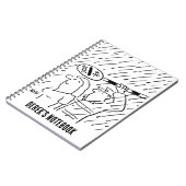 棒つきキャンデーマンは騎士道だ ノートブック (左側)