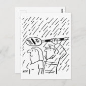 棒つきキャンデーマンは騎士道だ ポストカード (正面/裏面)