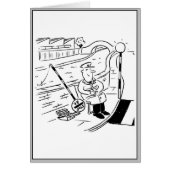 棒つきキャンデーマンは魚釣りと棒つきキャンデー (正面)