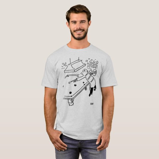 棒つきキャンデーマン遊ス・スヌーカー棒つきキャンデー使用 Tシャツ (正面フル)