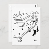 棒つきキャンデーマン遊ズスヌーカー ポストカード (正面/裏面)