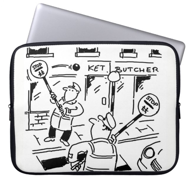 棒つきキャンデーメンズテニス遊の超現実的な画像 ラップトップスリーブ (正面)