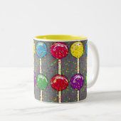 棒つきキャンデーラブ ツートーンマグカップ (正面右)