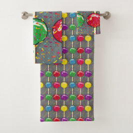 棒つきキャンデーラブ バスタオルセット