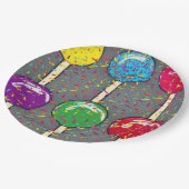 棒つきキャンデーラブ ペーパープレート (アングル)