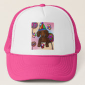 棒つきキャンデーレッドドキシー キャップ (正面)