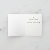 棒つきキャンデーレディまたは男ありがとう！ サンキューカード (内部)