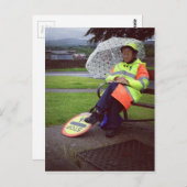 棒つきキャンデーレディ ポストカード (正面/裏面)