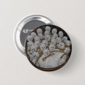 棒つきキャンデー幽霊たちハロウィンボタン 缶バッジ (正面&裏面)