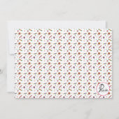 棒つきキャンデー招待状 招待状 (裏面)