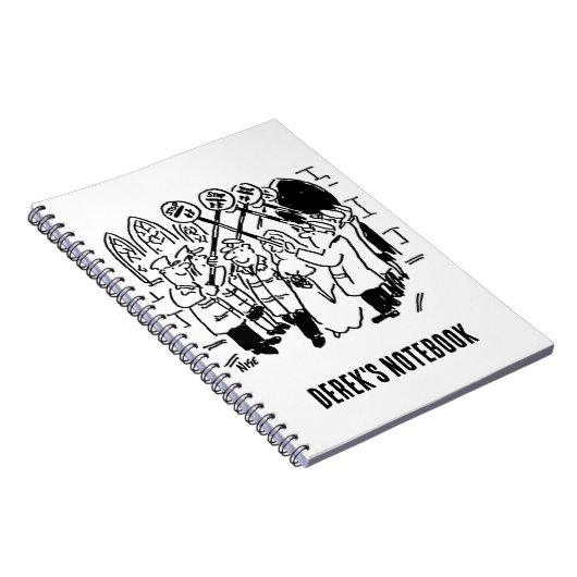 棒つきキャンデー男と結婚する男 ノートブック (右側)