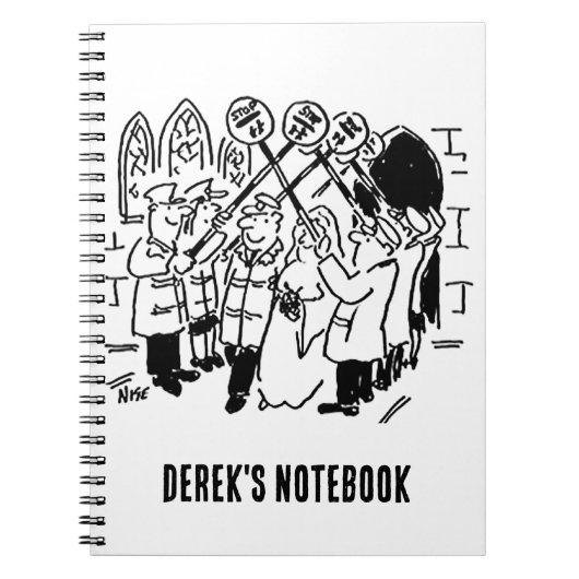 棒つきキャンデー男と結婚する男 ノートブック (正面)