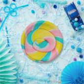 棒つきキャンデー紙プレート ペーパープレート (パーティー)