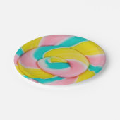 棒つきキャンデー紙プレート ペーパープレート (アングル)