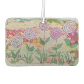 棒つきキャンデー花 カーエアーフレッシュナー (裏面)