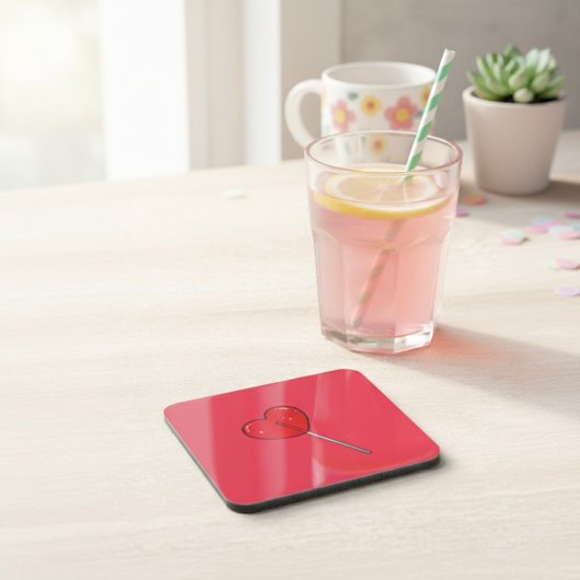 棒つきキャンデー飲料用コースター コースター