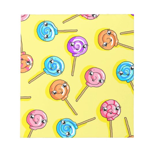 棒つきキャンデー ノートパッド (正面)
