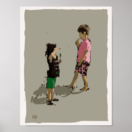 棒つきキャンデー ポスター (正面)