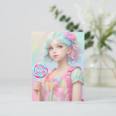 棒つきキャンデー ポストカード (スタンド正面)