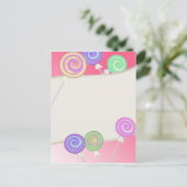 棒つきキャンデー ポストカード (スタンド正面)