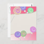 棒つきキャンデー ポストカード (正面/裏面)