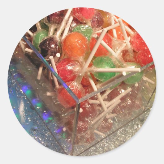 棒つきキャンデー ラウンドシール (正面)