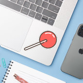 棒つきキャンデー-1 シール (ノートパソコンとiPhone)