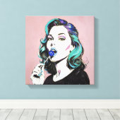 棒つきキャンデー`25 キャンバスプリント (インサイチュ (ウッドフロア))