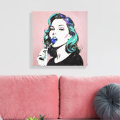 棒つきキャンデー`25 キャンバスプリント (インサイチュ (リビング))