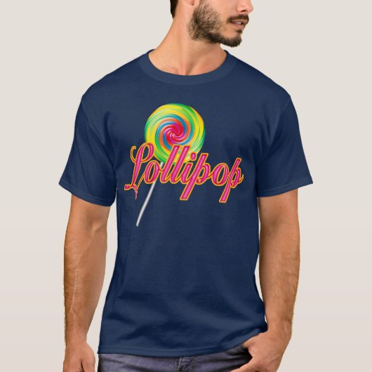 棒つきキャンデー Tシャツ (正面)