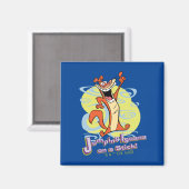 棒でイグアナを跳び上げ！™ マグネット (正面/裏面)