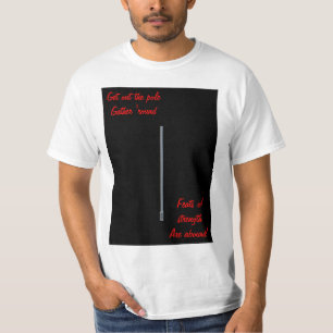 棒とのFestivusの幸せな棒のおもしろいなユーモアのある Tシャツ