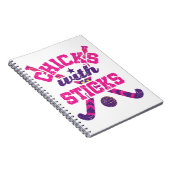 棒とフィールドホッケーチックス ノートブック (右側)