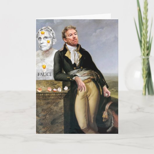 棒と石の誕生日グリーティングカード シーズンカード (正面)