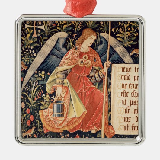 棒に付すスポンジとの天使 メタルオーナメント (正面)