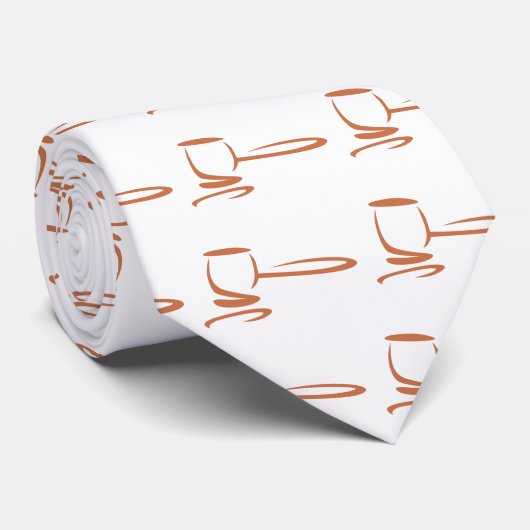 棒のスケッチのスタイルの裁判官を表す槌 ネクタイ (ロール)