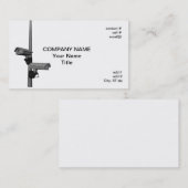 棒の保安用カメラ 名刺 (正面/裏面)