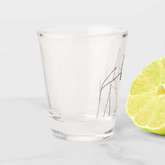 棒の単にハチドリ ショットグラス (左)