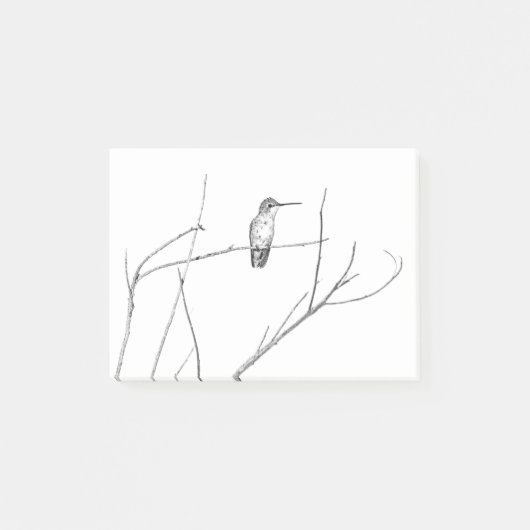 棒の単にハチドリ ポストイット (正面)