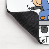 棒の姿のたった今結婚しました マウスパッド (コーナー)