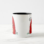 棒の姿のキャンプテントのマグ ツートーンマグカップ (中央)