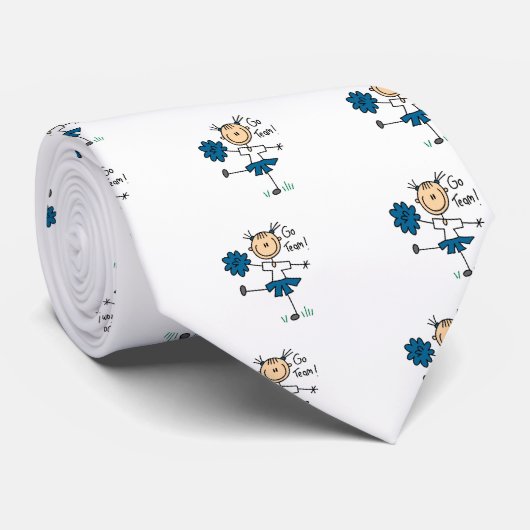 棒の姿のチアリーダーはTシャツおよびギフトチーム行きます ネクタイ (ロール)